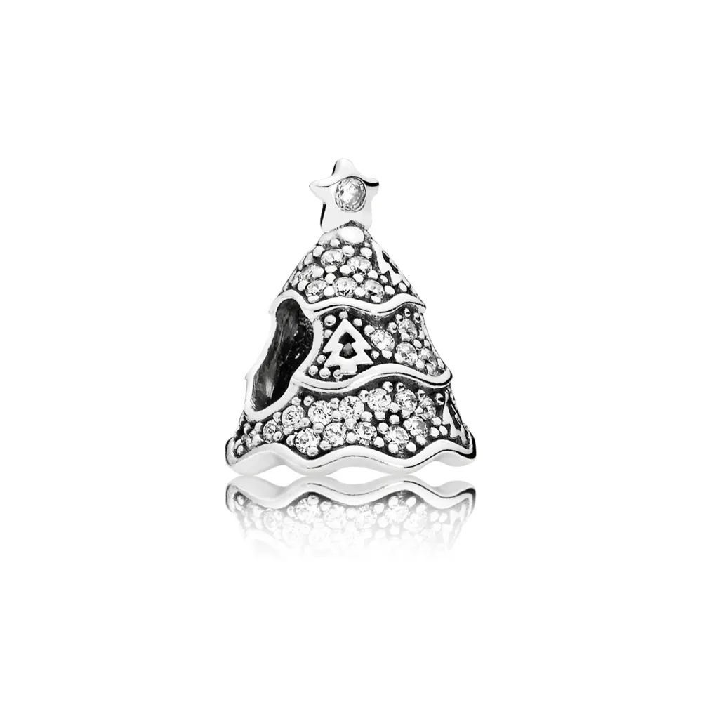 pandora blinkende juletre charm 791765cz