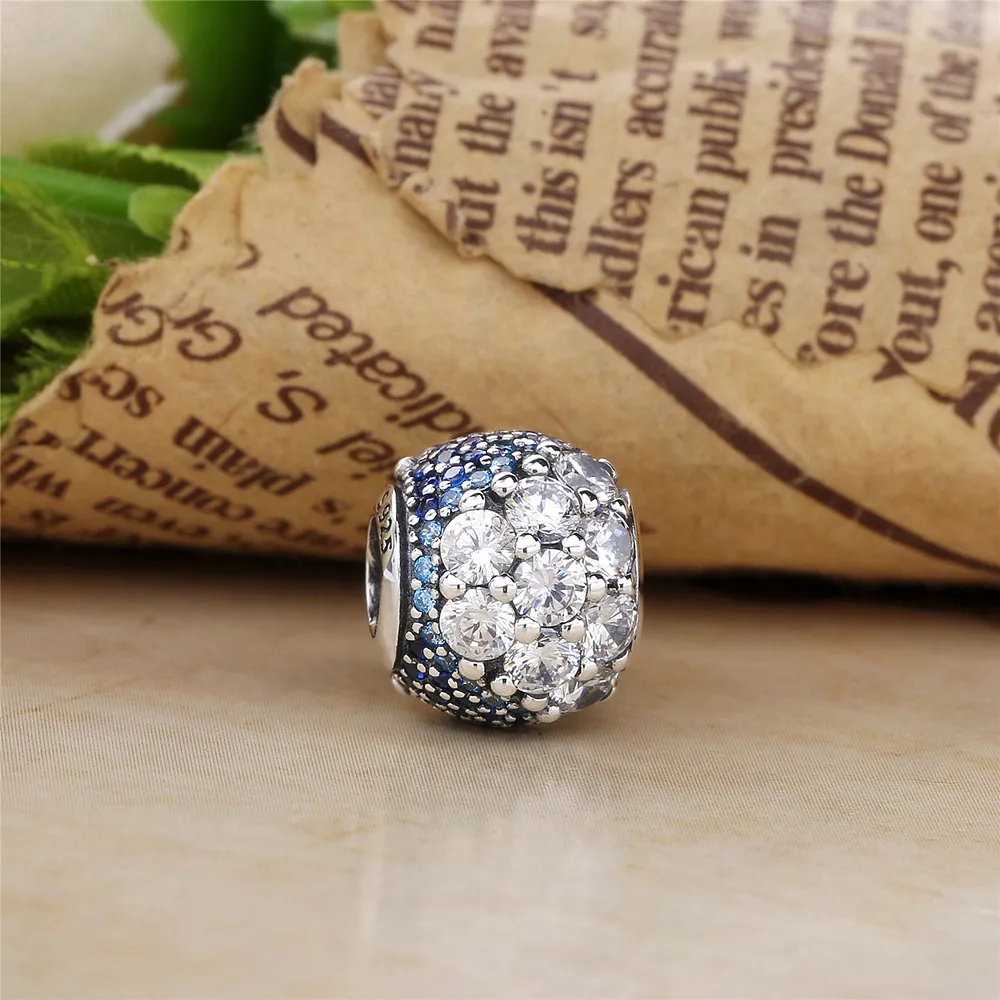 Pandora Blue Enchanted Pavé Charm - 797032NABMX