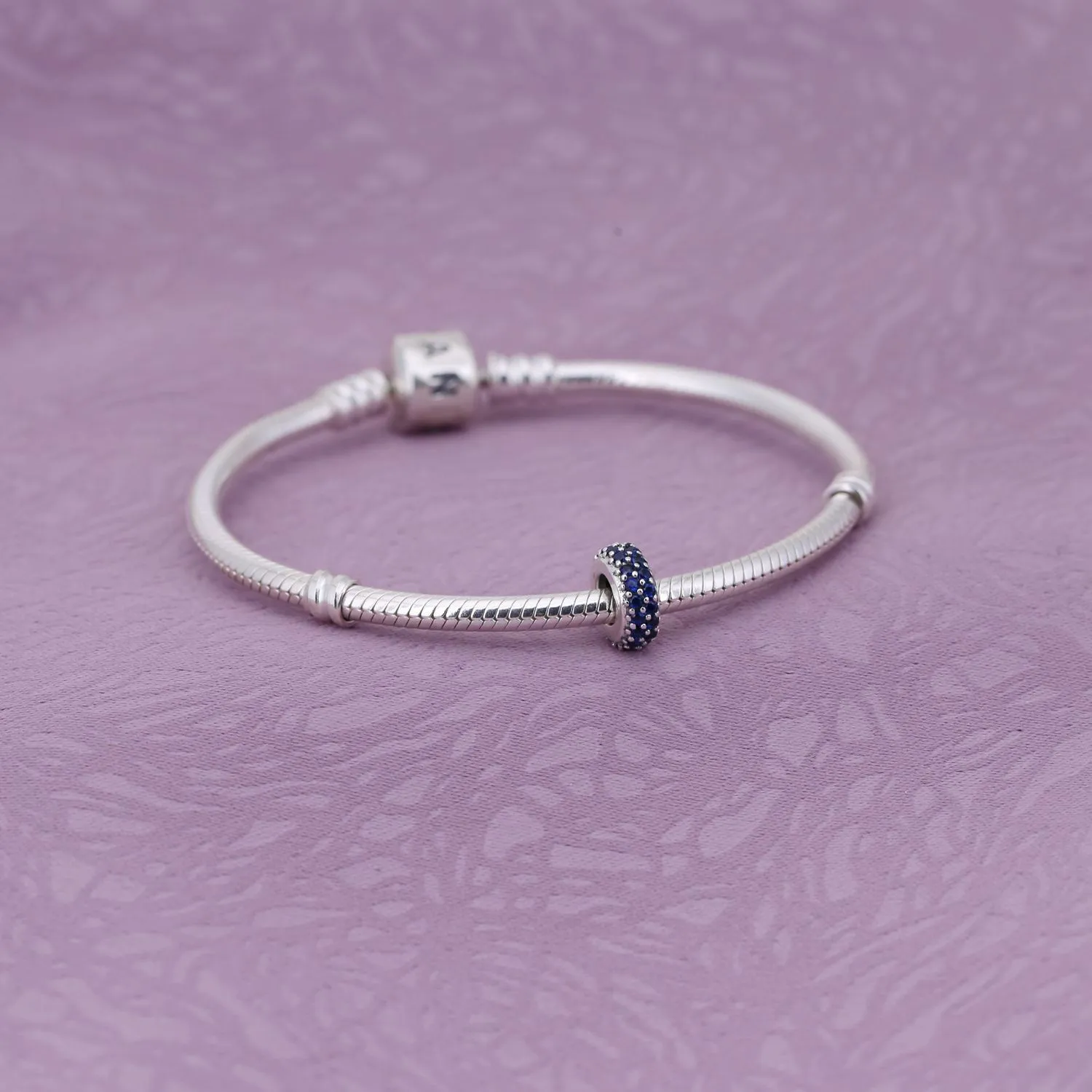 Pandora Blå Funklende Mellomledd Charm - 791359NCB