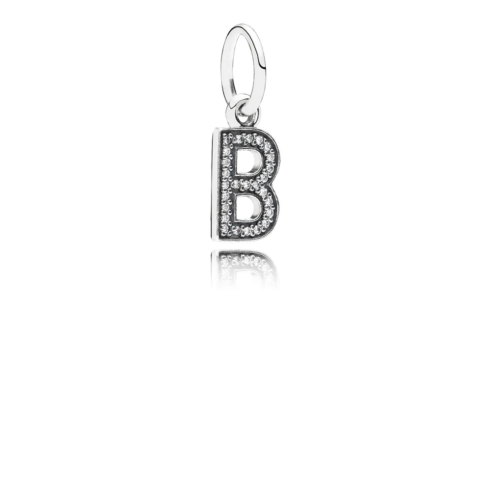 Pandora Bokstaven B, hengende charm - 791314CZ