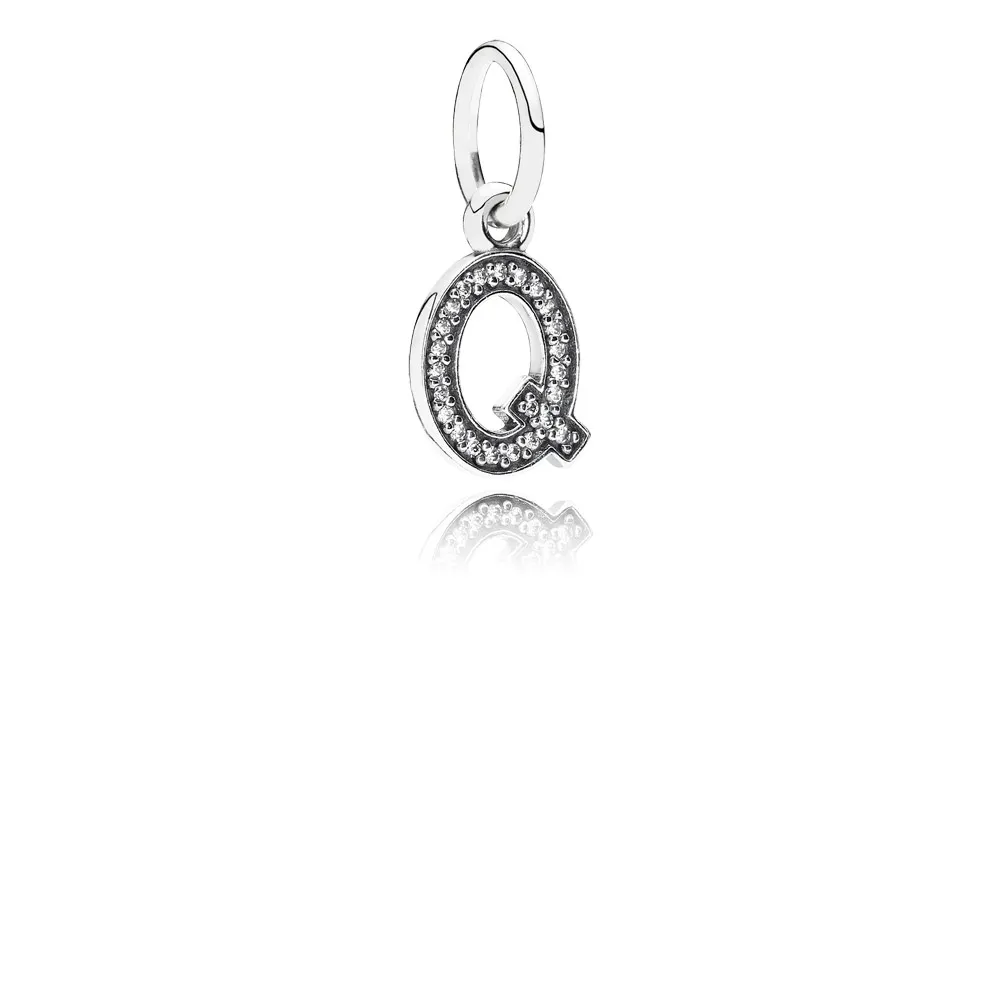 Pandora Bokstaven Q, hengende charm - 791329CZ