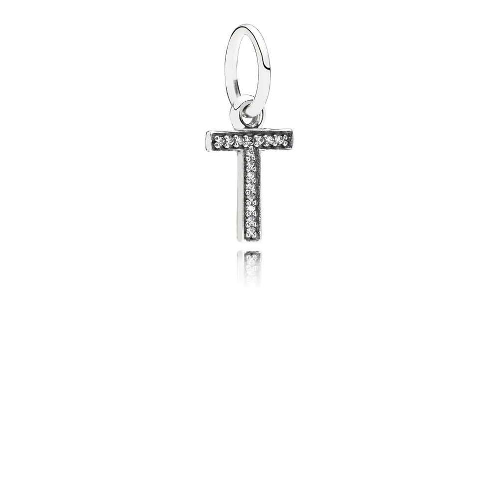 PANDORA Letter T Dangle Charm - 791332CZ