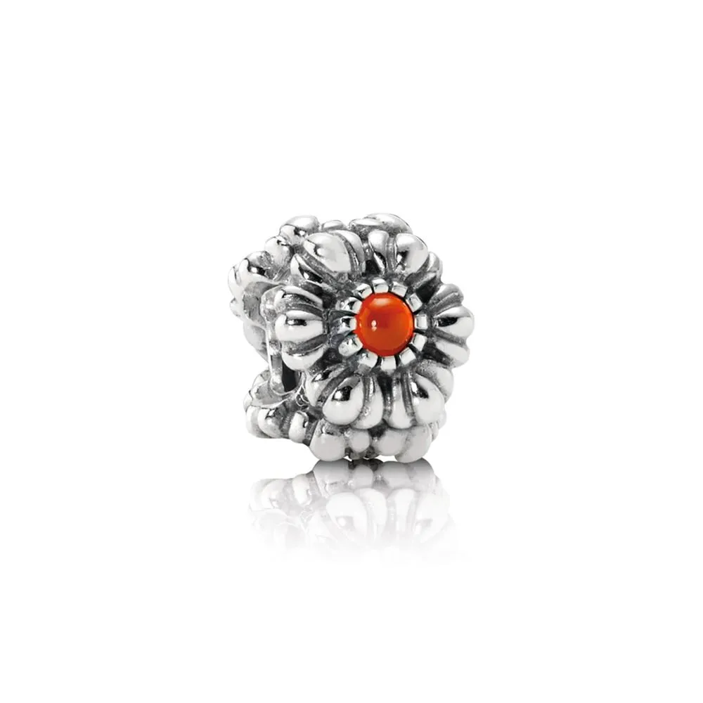 Pandora Bursdagsblomst juli, charm - 790580CAR