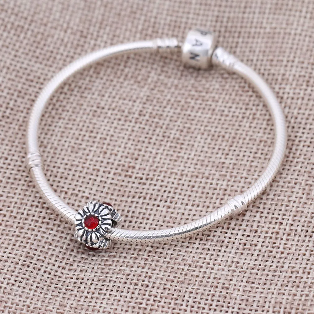 Pandora Bursdagsblomst juli, charm - 790580CAR