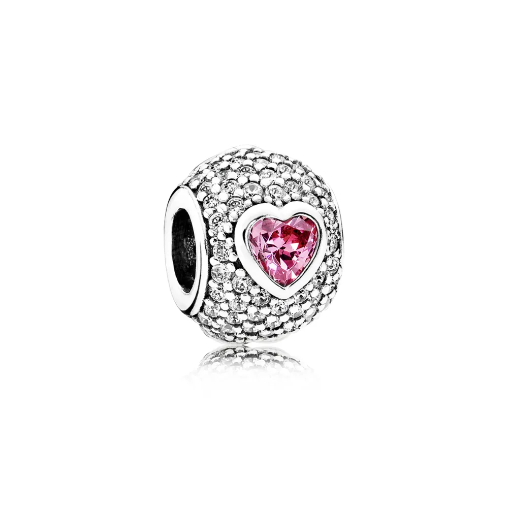 pandora captivating hearts charm 791815czs