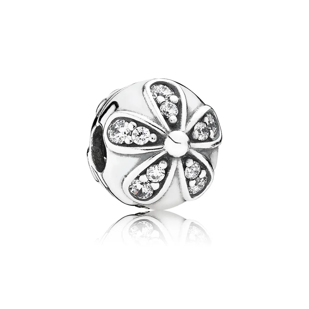 PANDORA Dazzling Daisies Clip Charm - 791493CZ