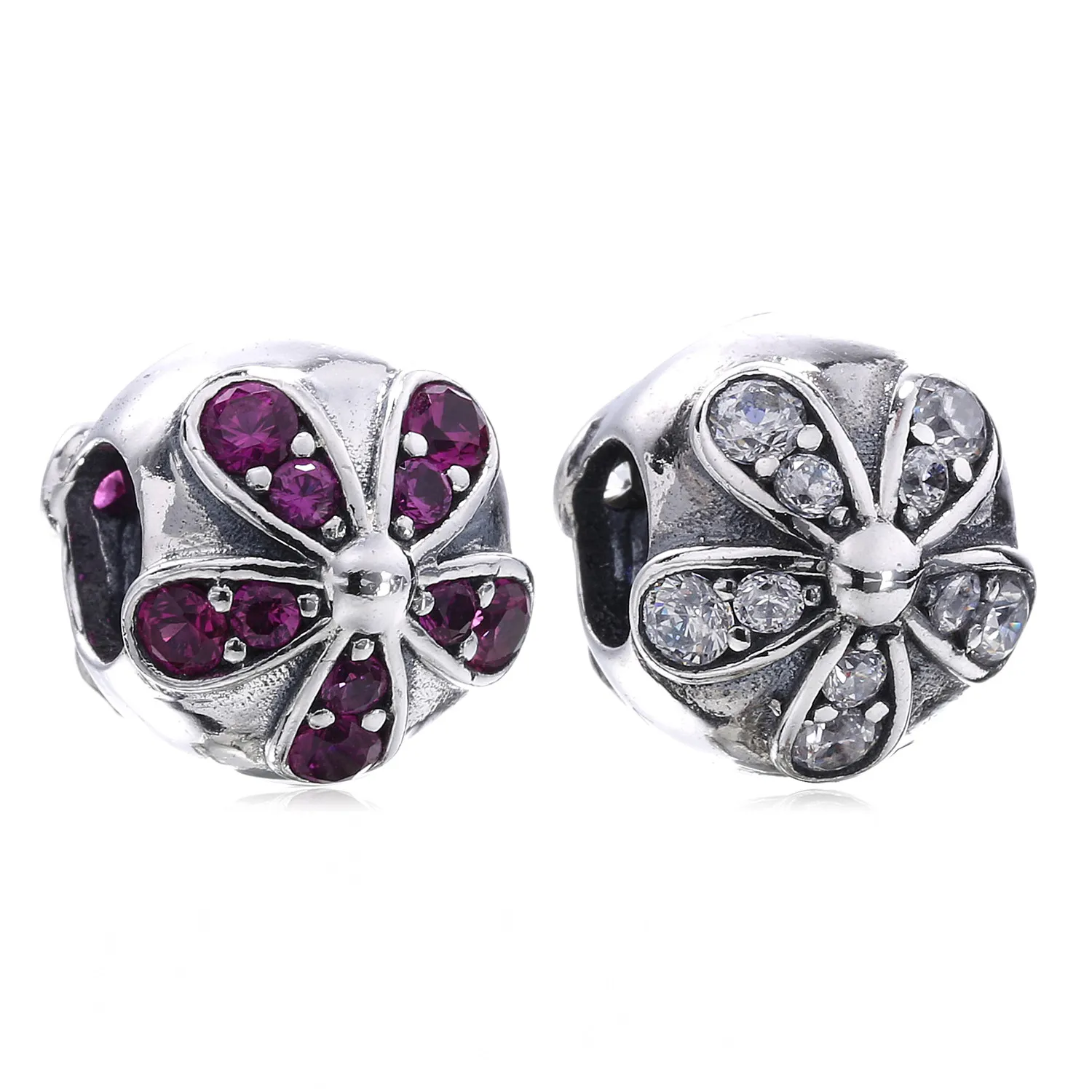 PANDORA Dazzling Daisies Clip Charm - 791493CZ