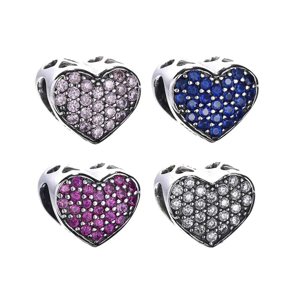 pandora dazzling heart charm px0063 1