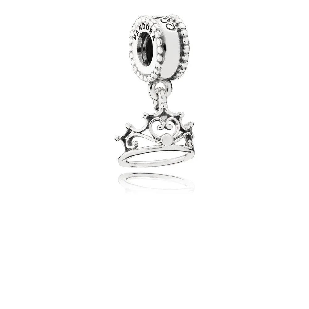 Disney Ariel Tiara Silver Dangle - PANDORA