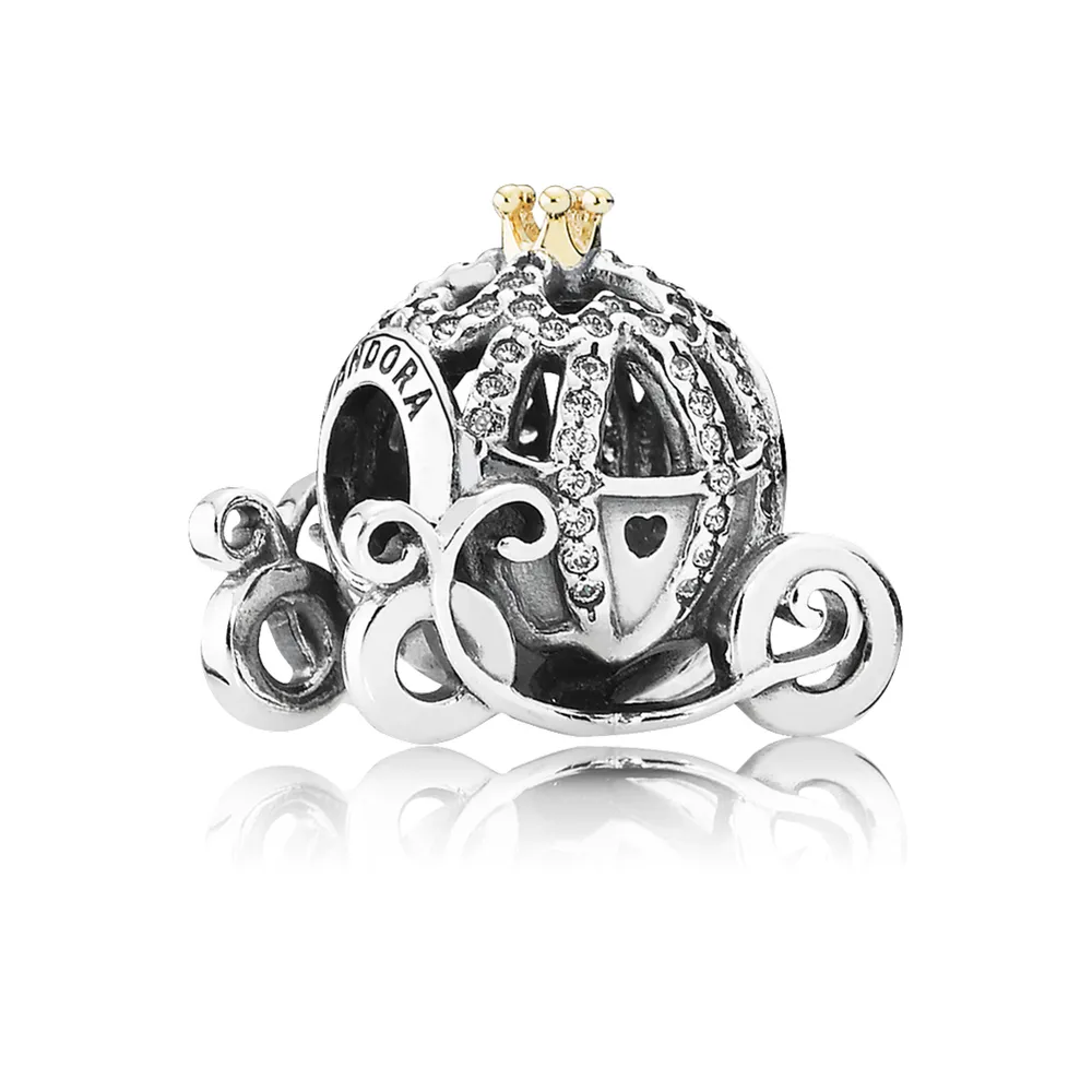 Pandora Disney, Cinderella's Pumpkin Coach Charm - 791573CZ