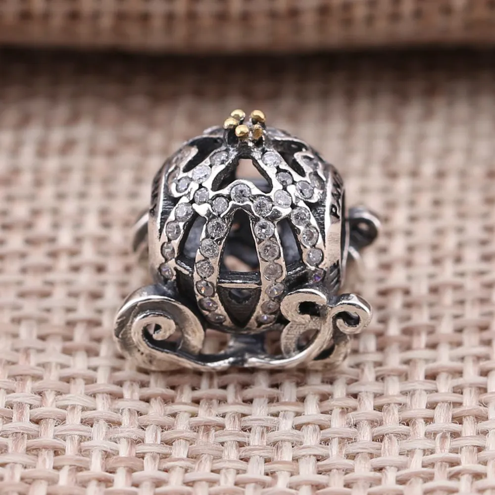 Pandora Disney, Cinderella's Pumpkin Coach Charm - 791573CZ