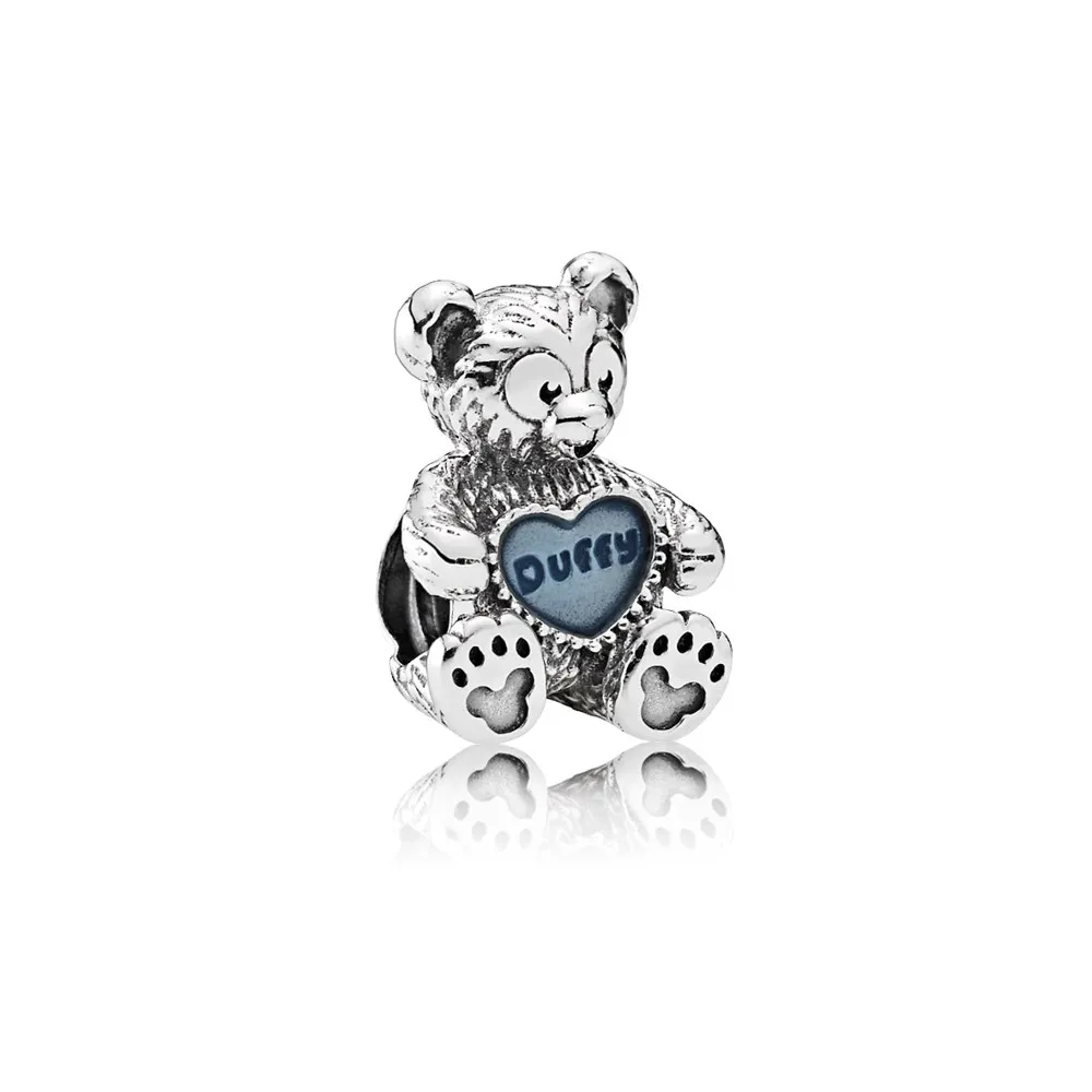 Pandora Disney Duffy silver charm with blue enamel - 792129EN128