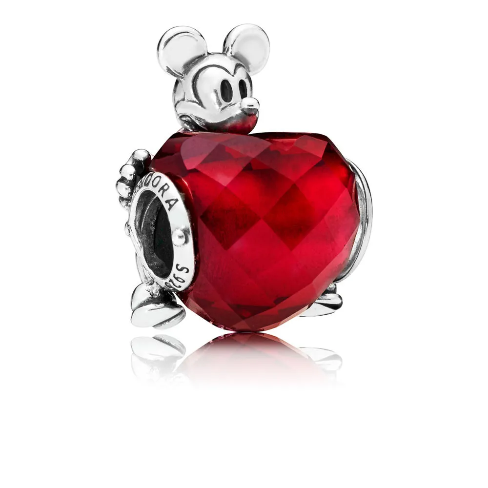 pandora disney mickey love heart charm 797168nfr