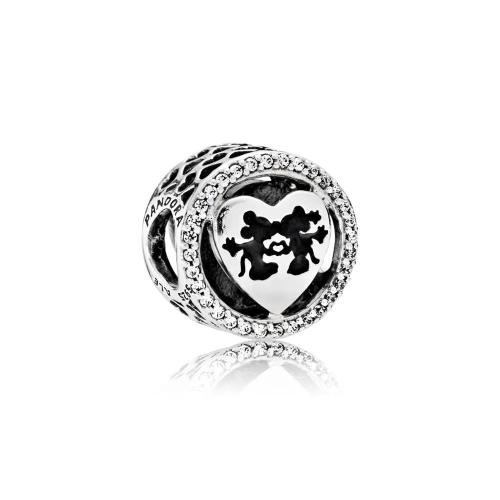 pandora disney mickey minnie love charm 791957cz