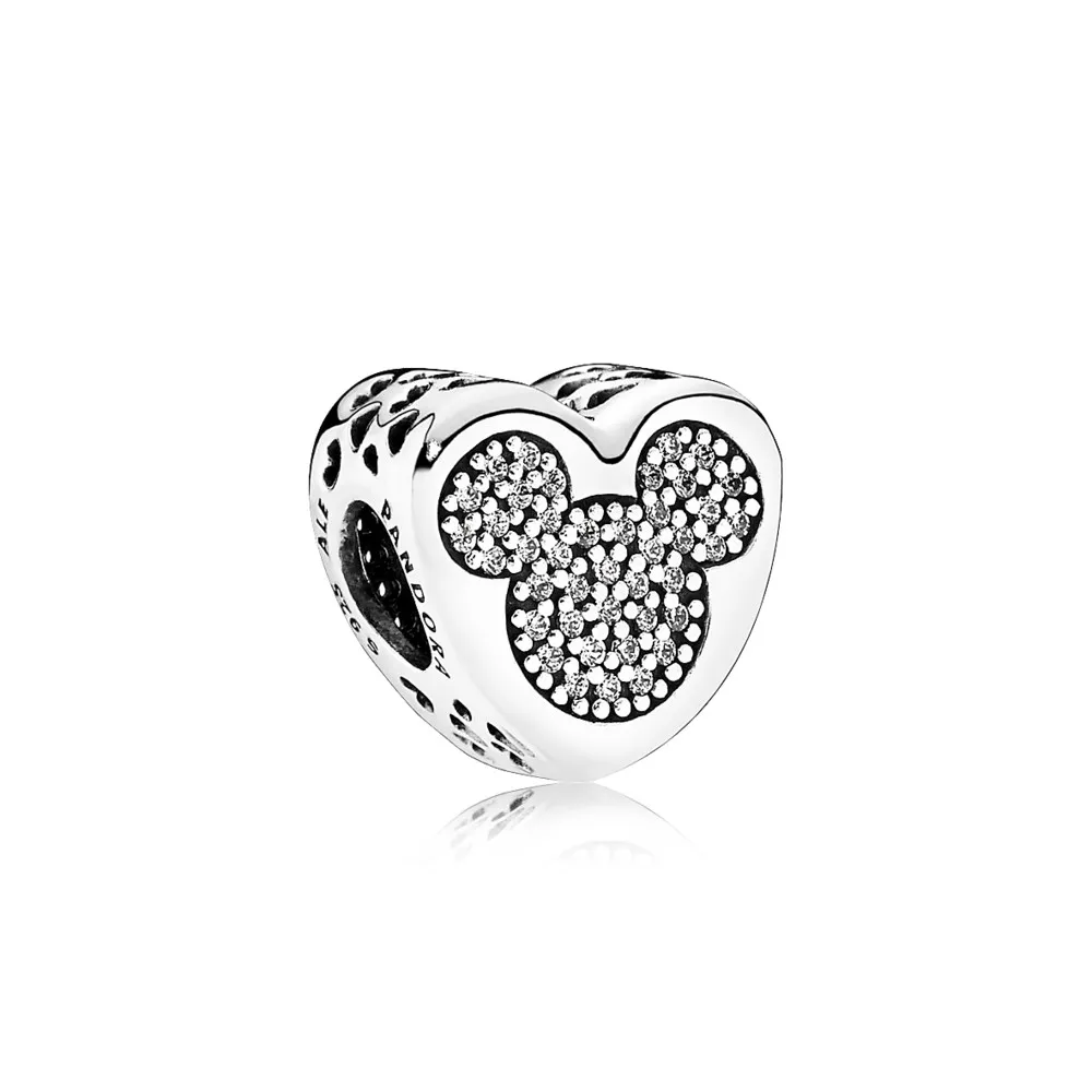 Pandora Disney.Mickey & MinnieTrue Love Charm - 792050CZ