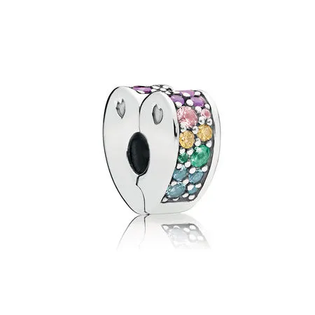 pandora flerfarget arc of love clip flerfargede cz krystaller 797020nrpmx