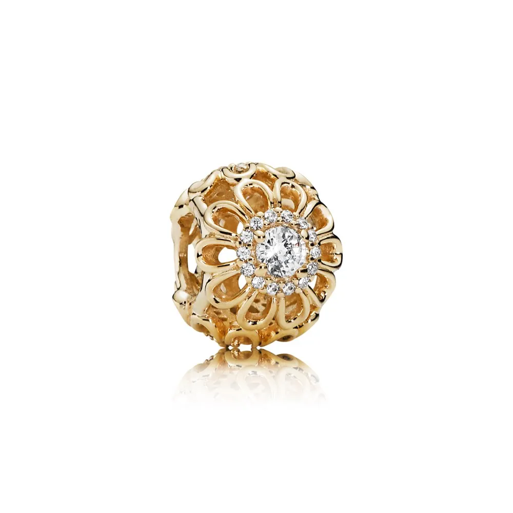 Pandora Floral Brilliance Openwork Charm - 750836CZ