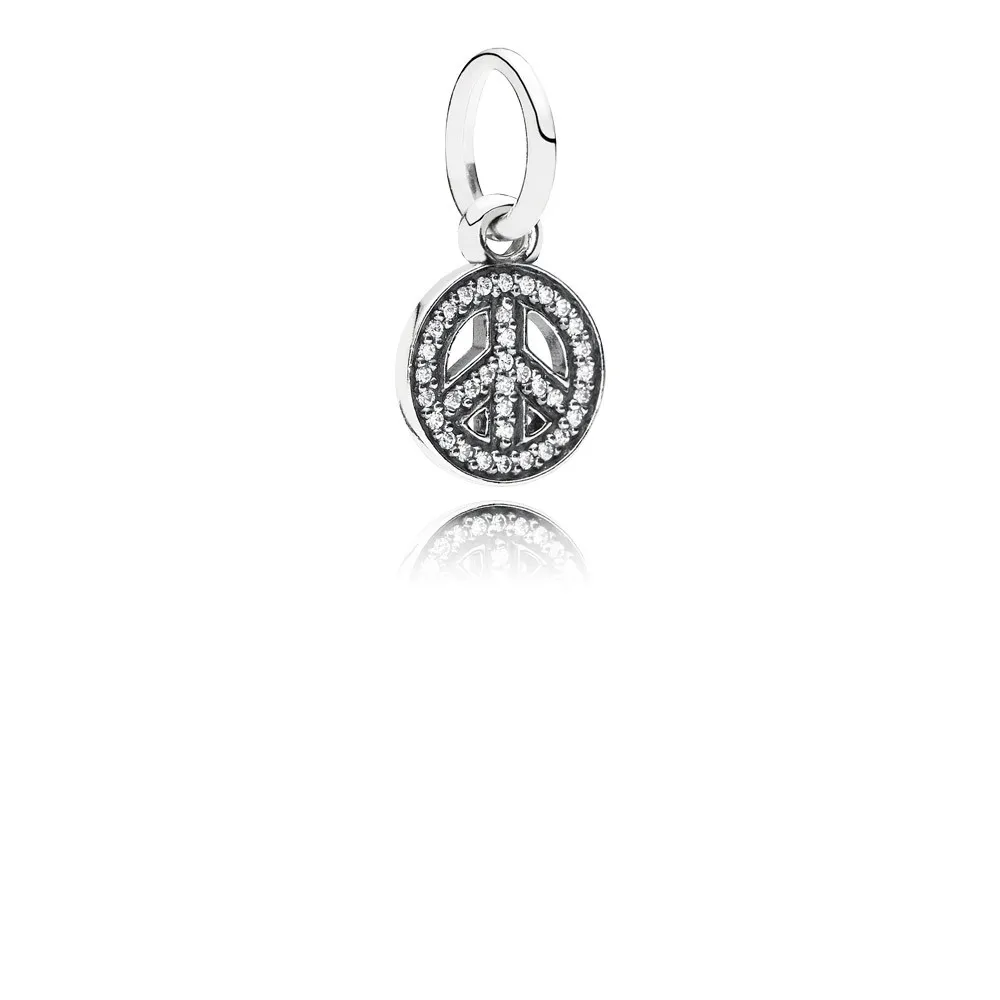 Pandora Fredssymbol, hengende charm - 791308CZ