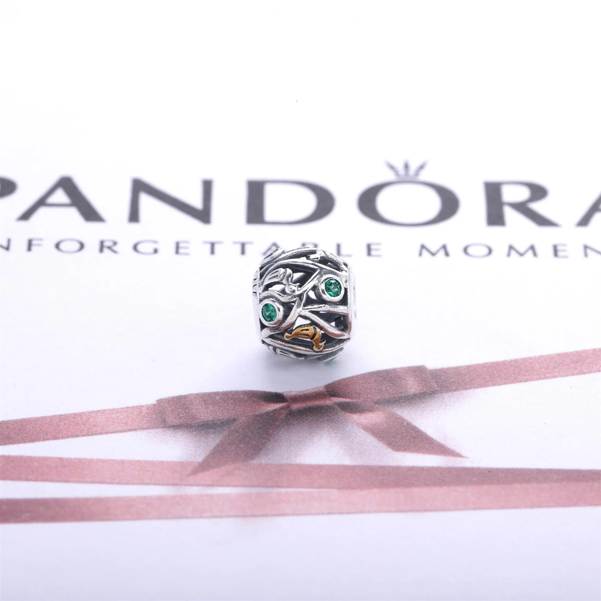 Pandora Fugler og grener, charm - 791213CZN