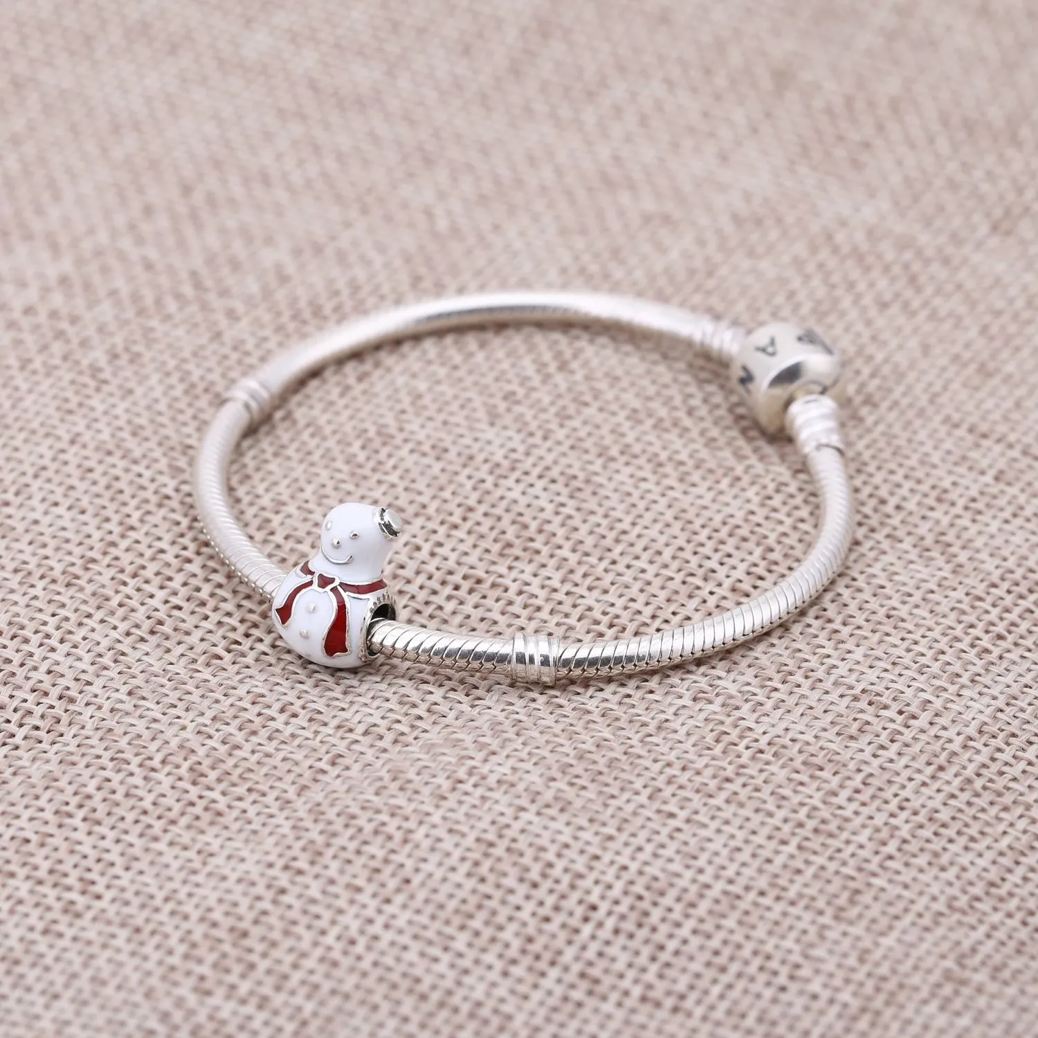 Pandora Glad snømann, charm - 791406ENMX