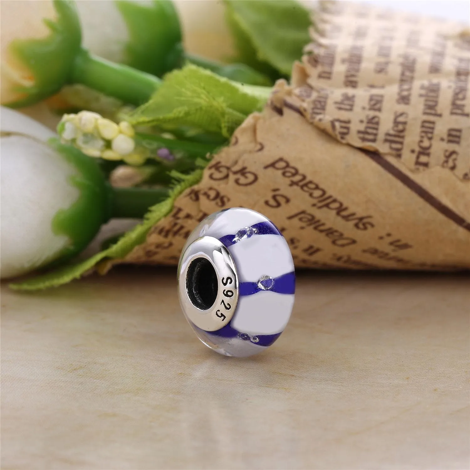 PANDORA Glass Murano Charm - PL00058-1