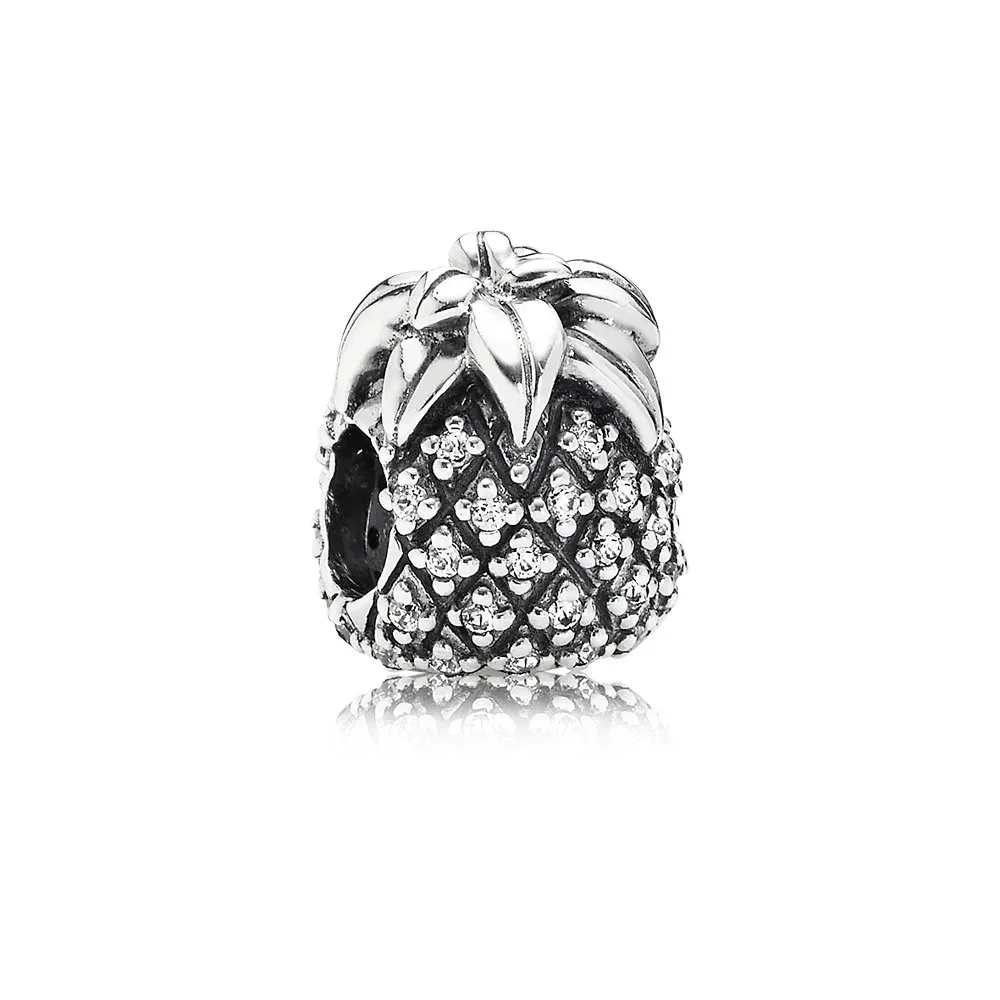 pandora glitrende ananas charm 791293cz