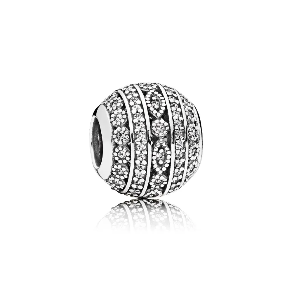 pandora glitrende former clear cz charm 796243cz