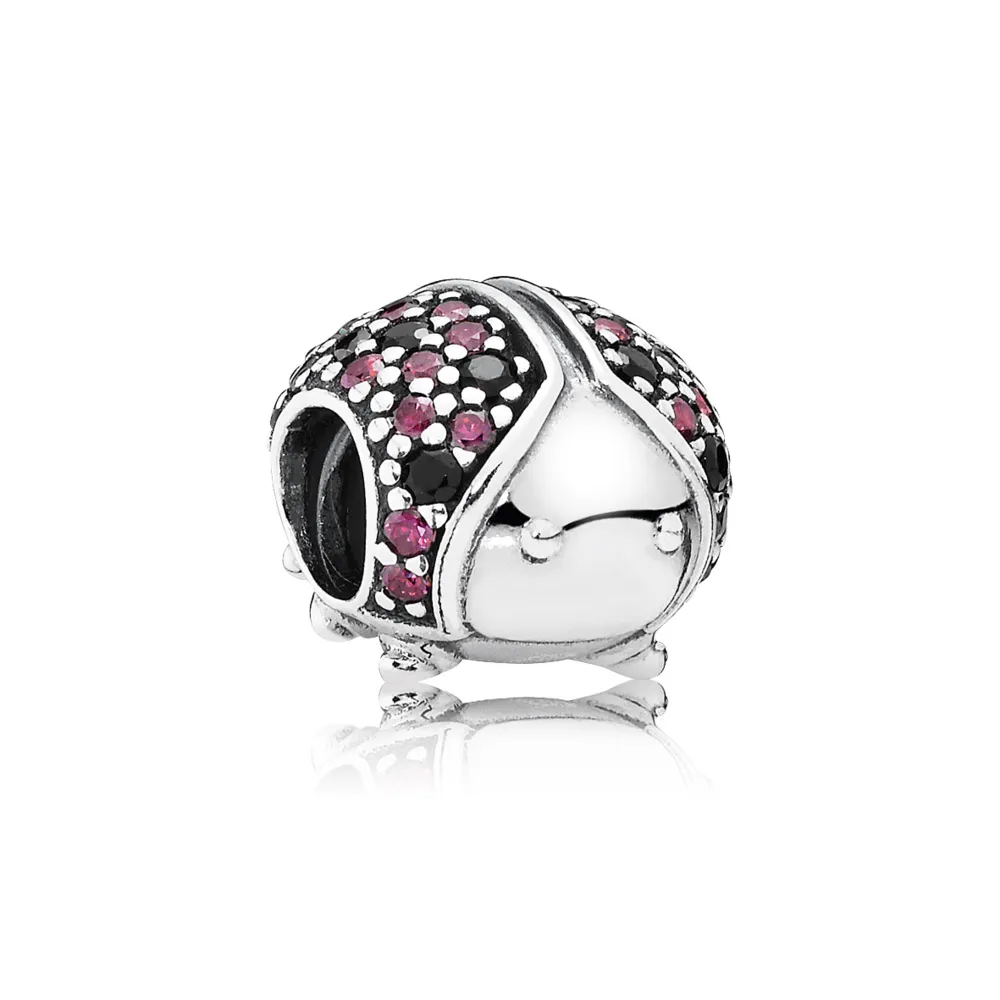 Pandora Glitrende marihøne, charm - 791484CFR