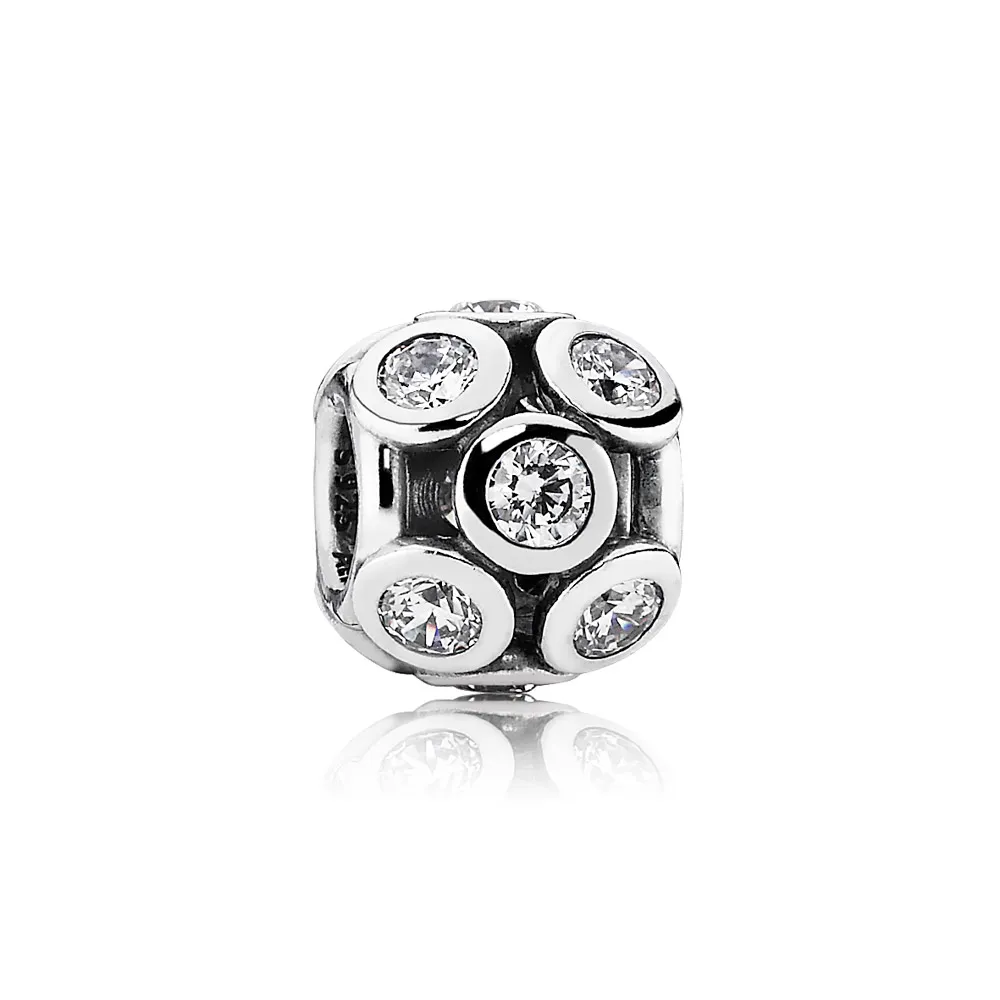 pandora glitrende sirkler charm 791153cz