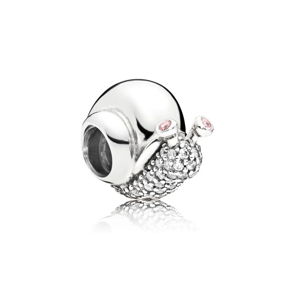 Pandora Glitrende snegl Charm - 797063CZ