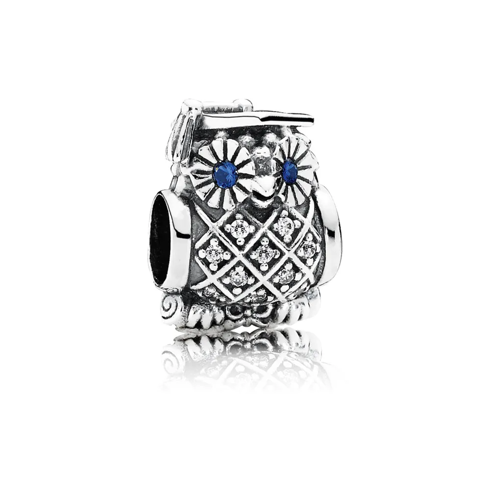 Pandora Graduate Owl Charm - 791502NSB