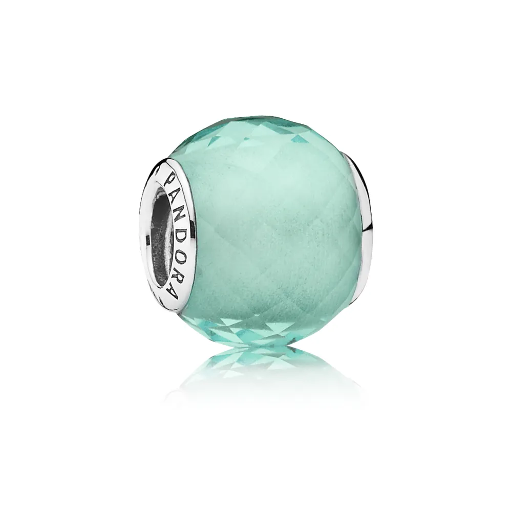 Pandora Green Petite Facets Charm - 791499SGQ