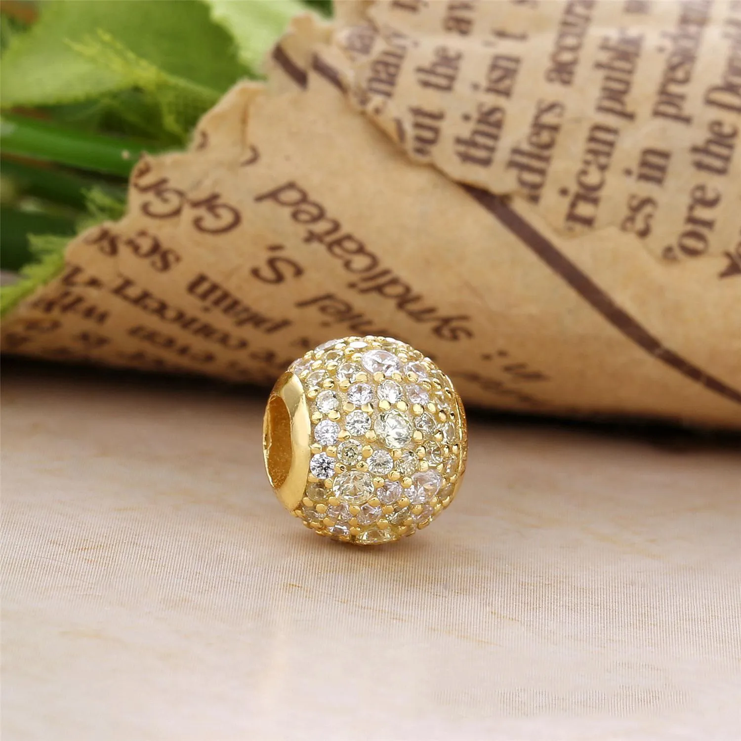 Golden Mix Pavé Charm, PANDORA Shine™ Multi-Colored CZ - 767052CSY