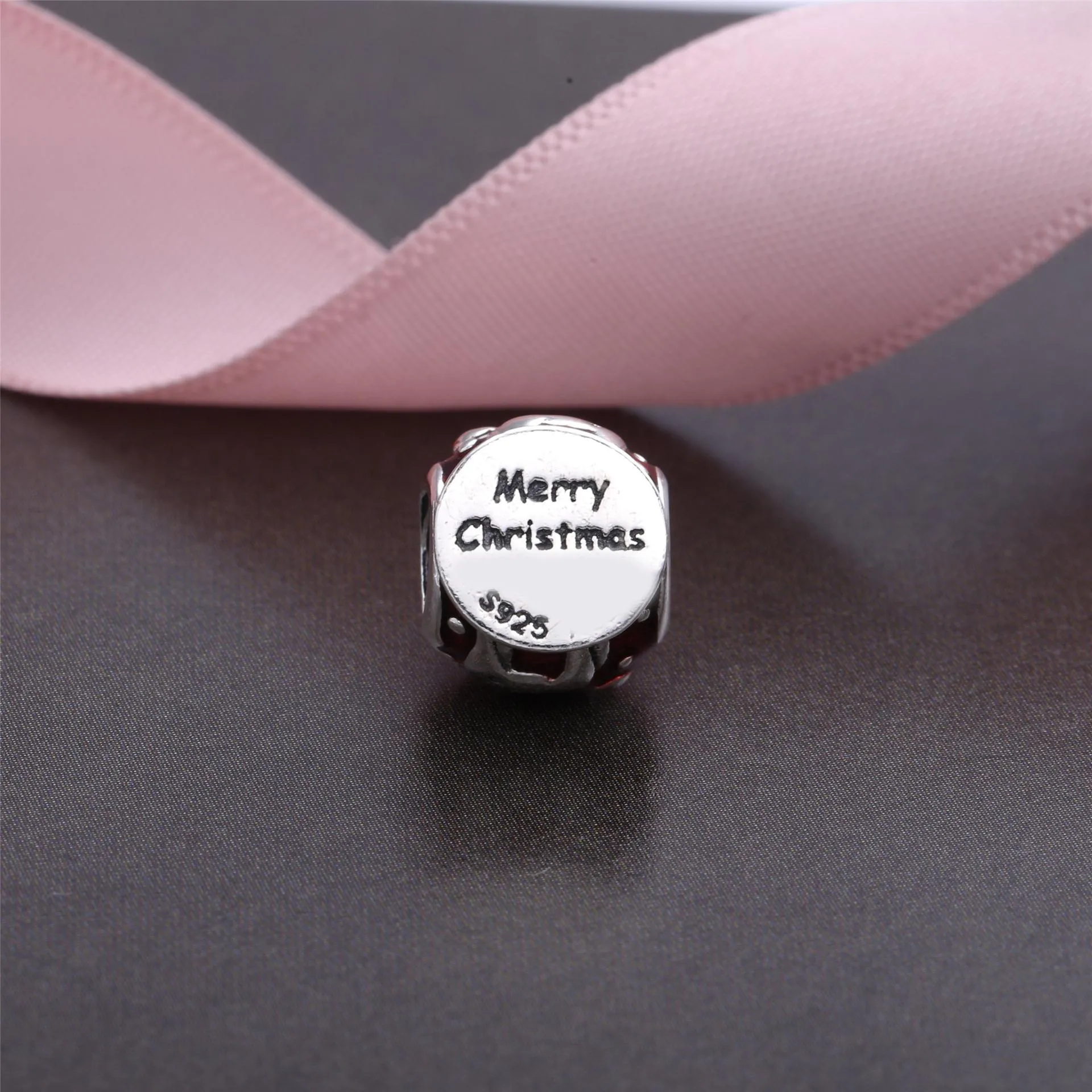 Pandora Hvit snøkule, charm - 791228EN12