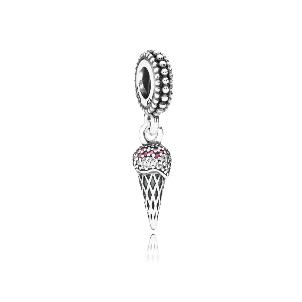 PANDORA Ice Cream Pendant Charm - 791710CZR