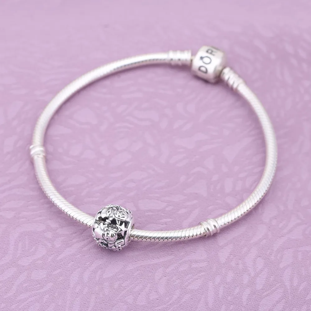 Pandora Julenissens hjelpere, flettet charm - 791401