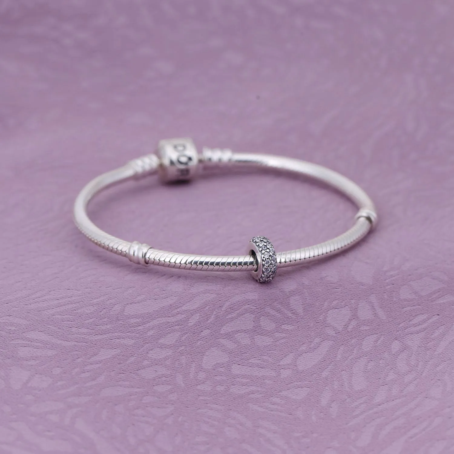 Pandora Klar Funklende Mellomledd Charm - 791359CZ