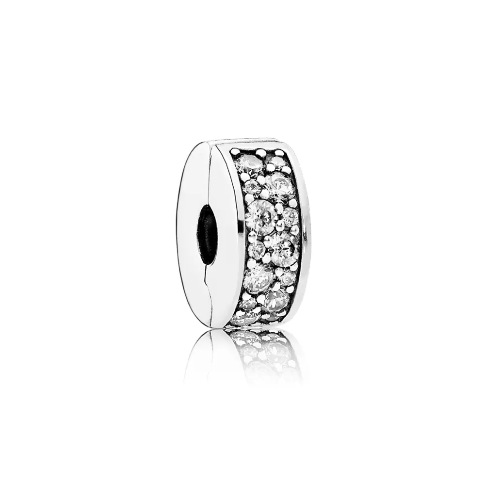 pandora klar pavé klemmecharm 791817cz