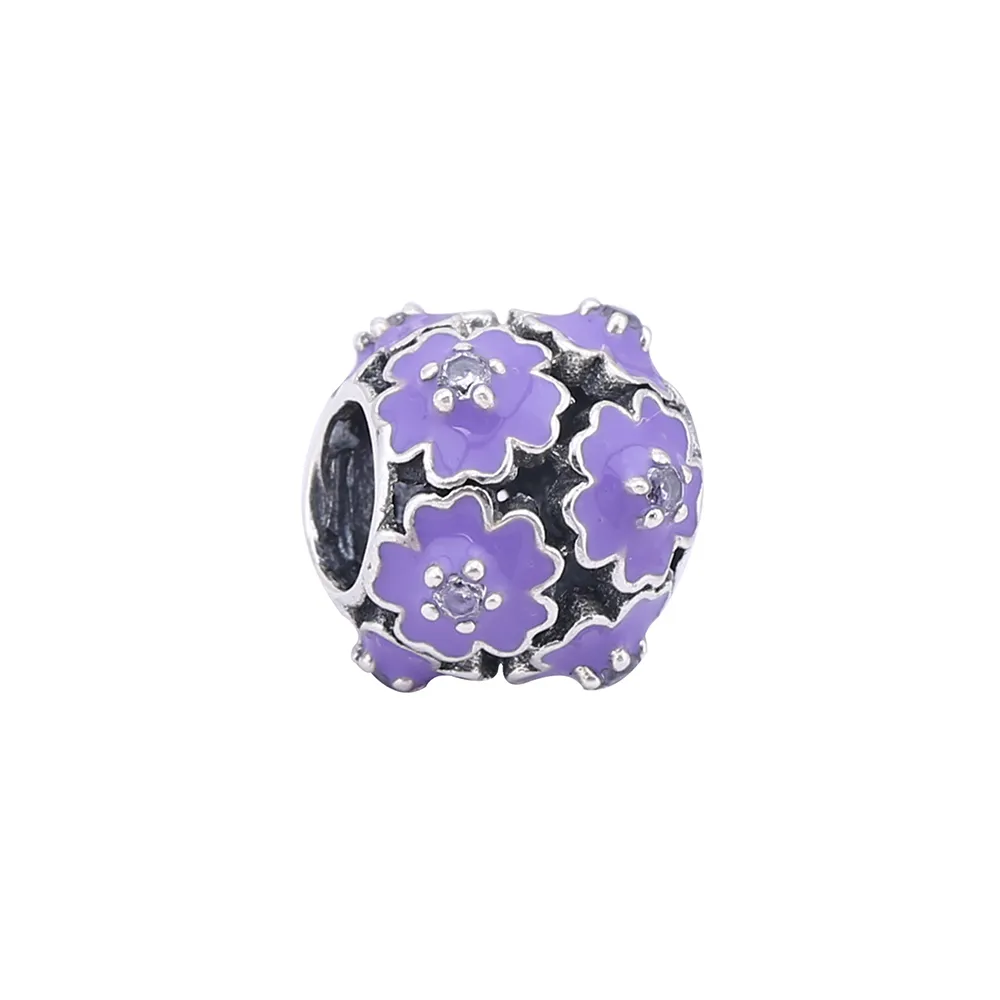 PANDORA lilla blomstersmykke - PD0021-1K