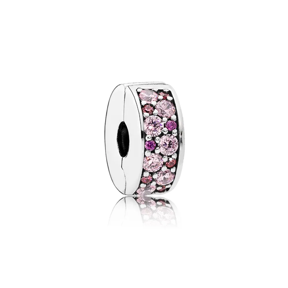 pandora lilla pavé klemmecharm 791817czsmx