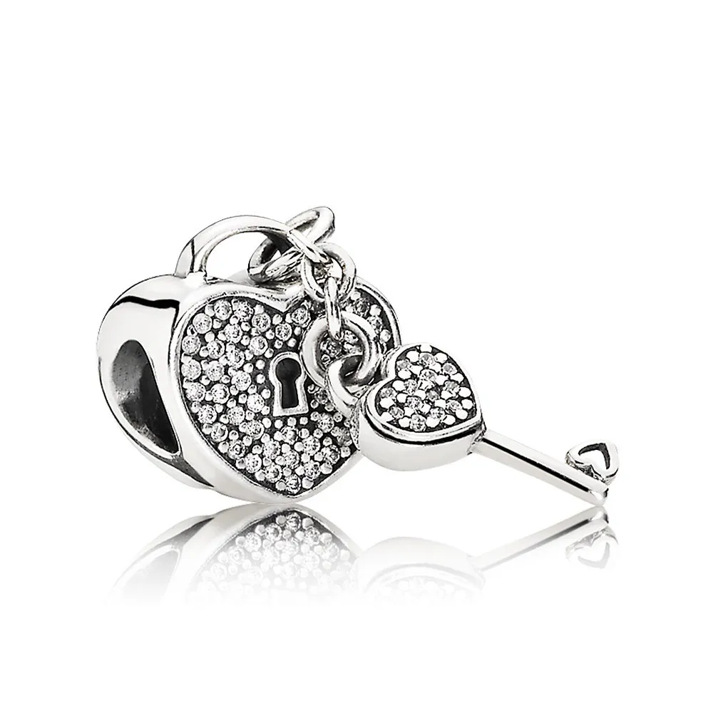 pandora lock of love charm 791429cz