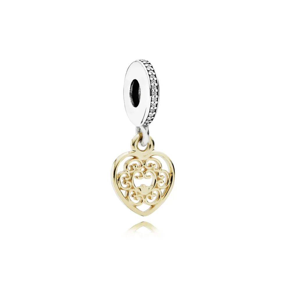 PANDORA Magnificent Heart Pendant Charm - 791742cz