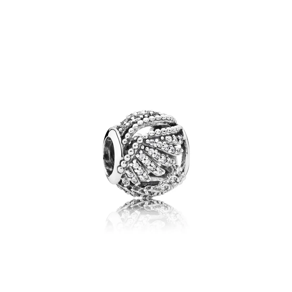 Pandora Majestic Feathers Openwork Charm - 791749CZ