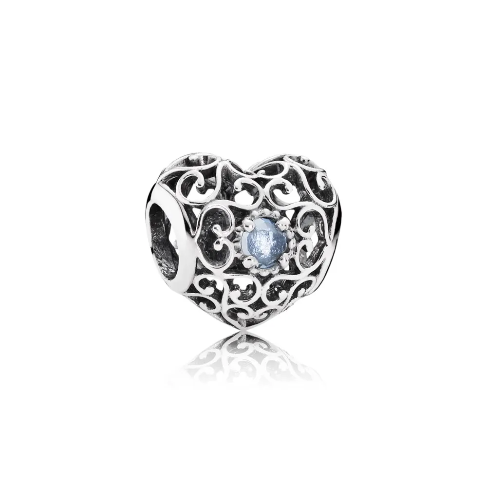 pandora march signature heart charm 791784nab