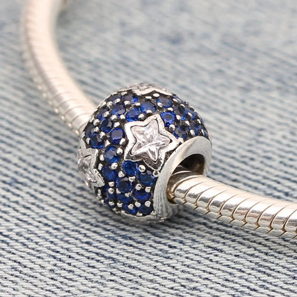 Pandora Midnight Blue Follow the Stars Charm - 791382CZ