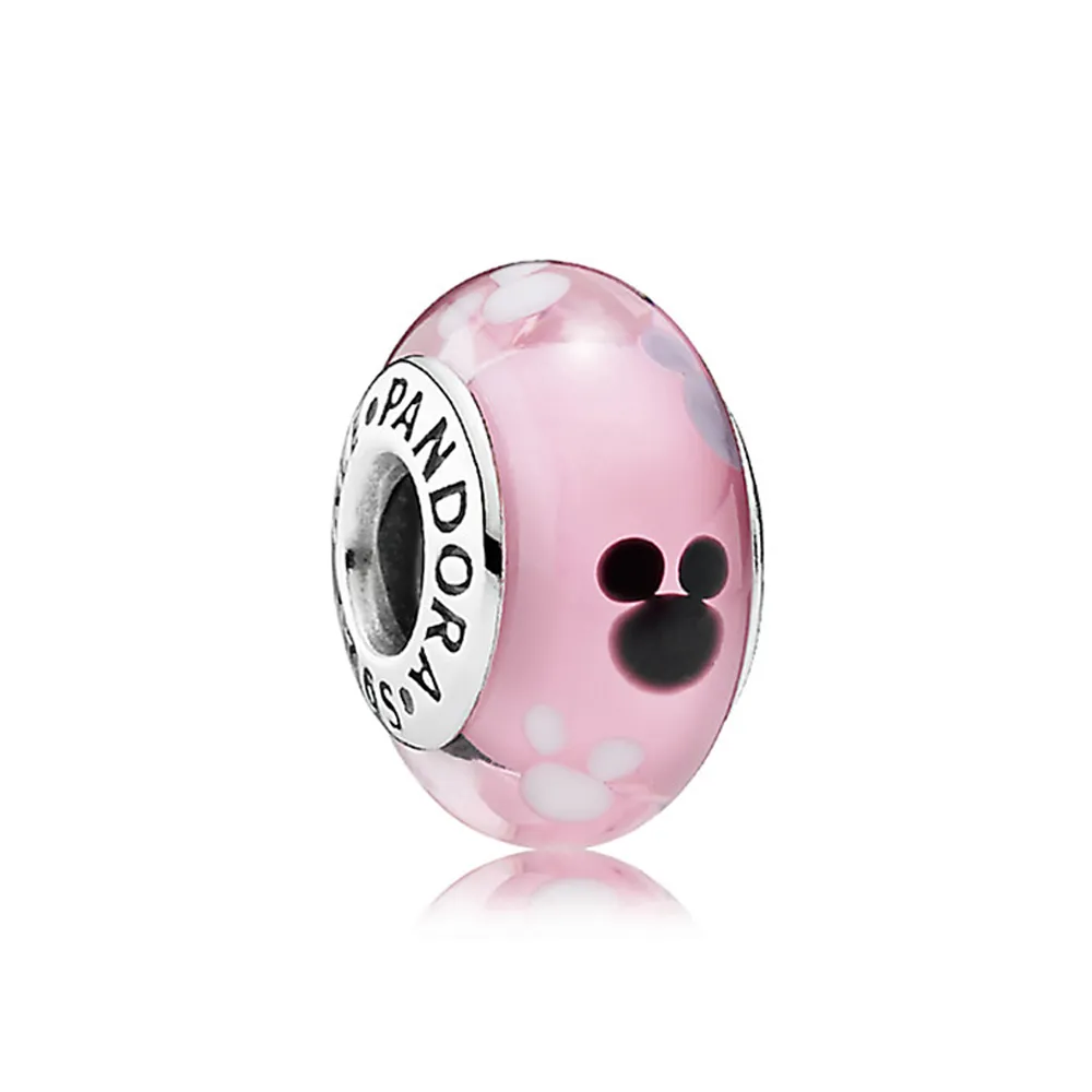 PANDORA Mikke Mus-ikon Murano Glass Charm - 7501055890728P