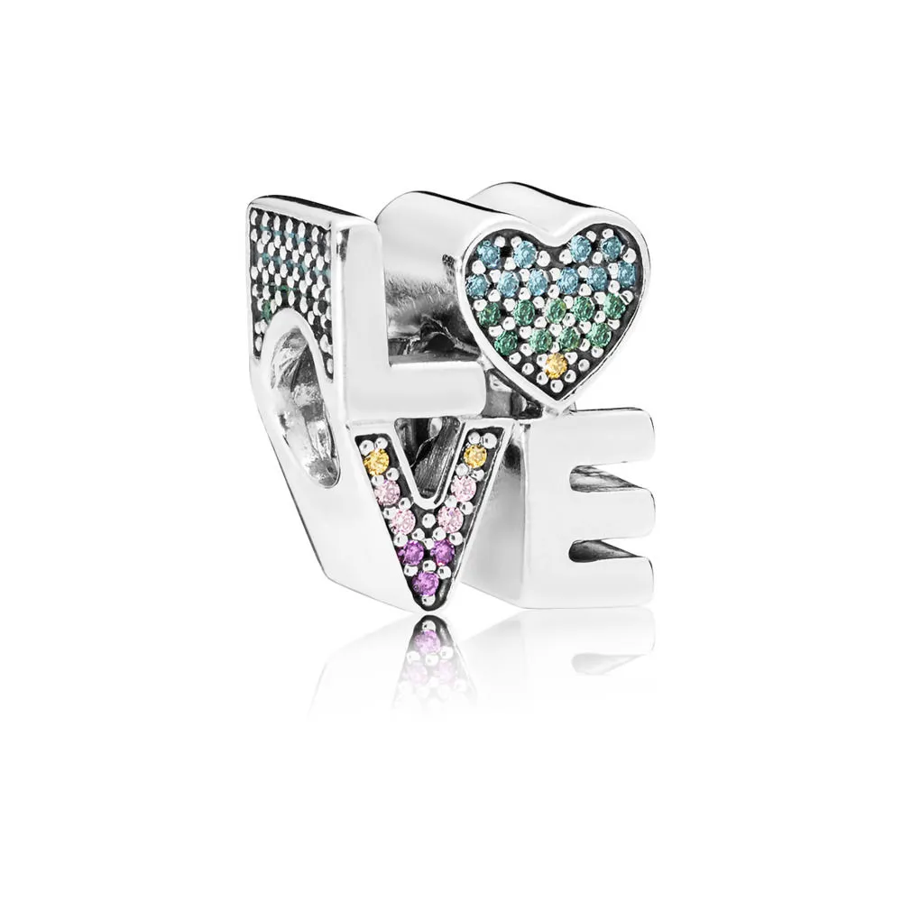 Pandora Multi-colour Love Charm - 797189NRPMX