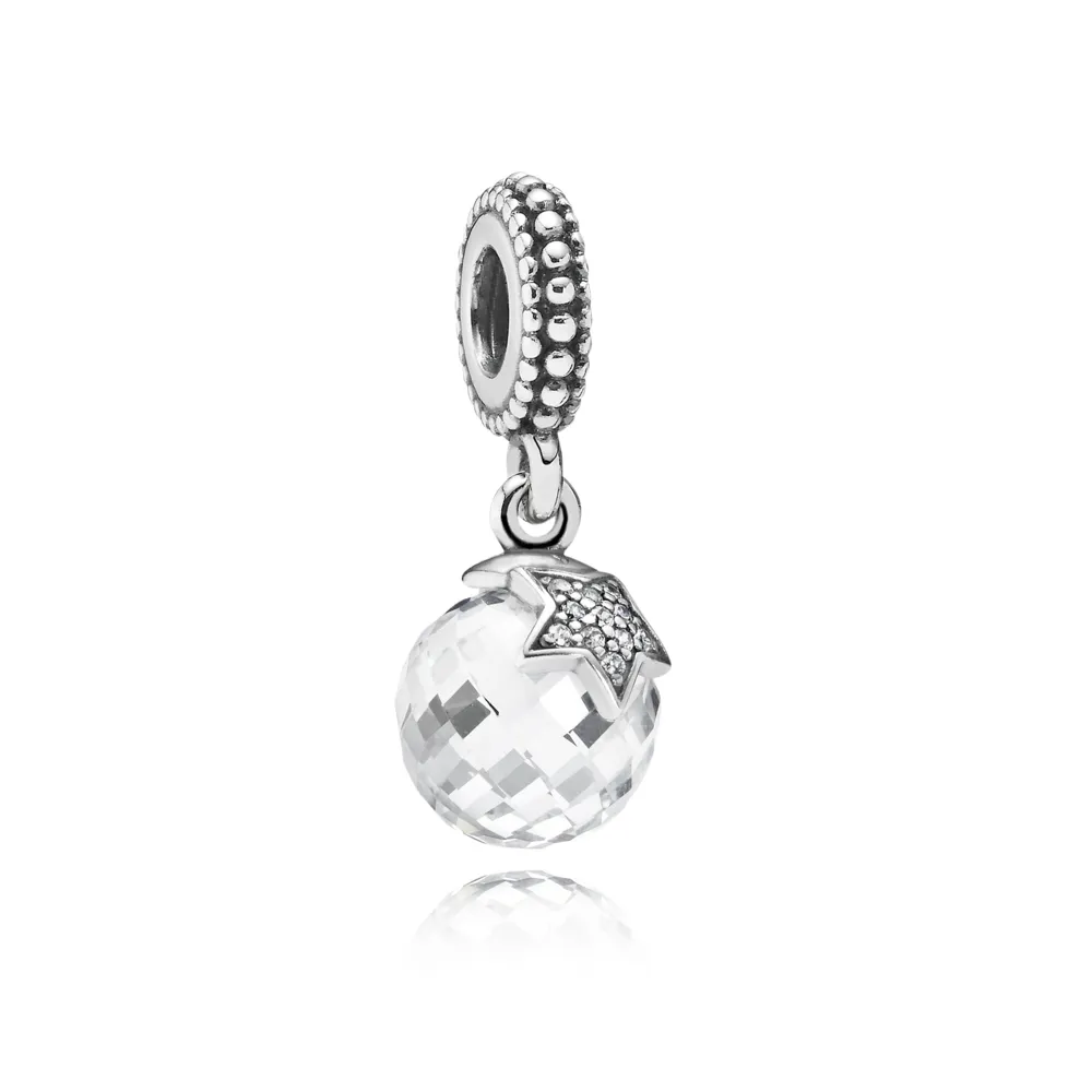 Pandora Måne og stjerne, hengende charm - 791392CZ