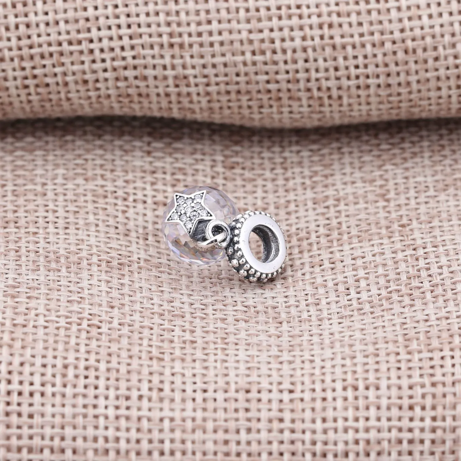 Pandora Måne og stjerne, hengende charm - 791392CZ