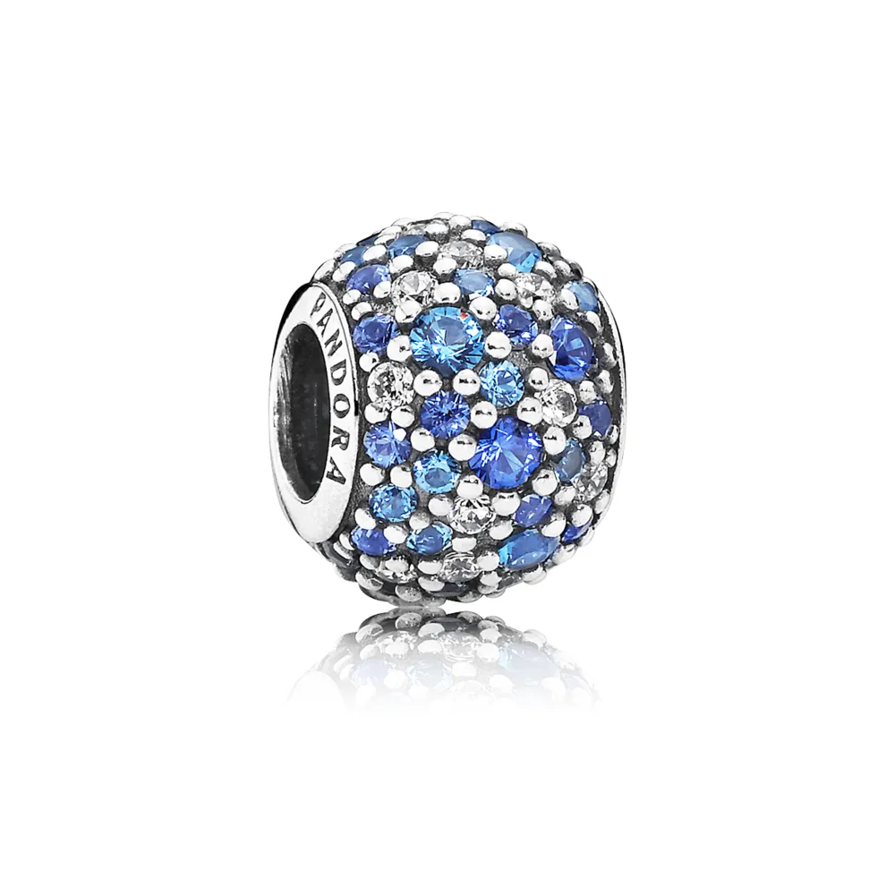 pandora ocean mosaic pavé ball charm 791261nsbmx